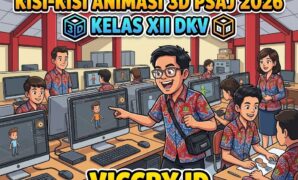 Kisi-Kisi Animasi 3D, Kelas XII DKV, PSAJ 2026